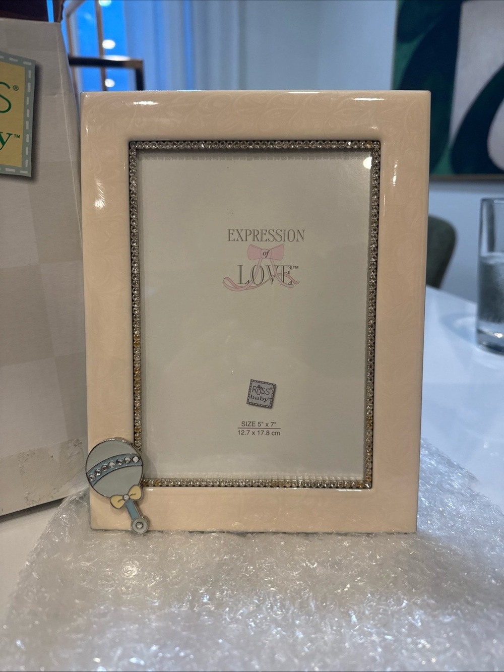 Russ Baby - Baby Boy 5x7 Photo Frame, Expressions of Love
